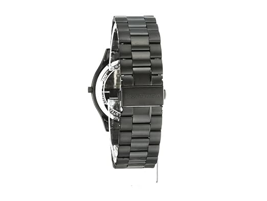 Men’s Slim Runway Beige Gold-Tone Stainless Steel Watch
