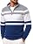 Men's Quarter Zip Pullover Sweater Casual Knit Top