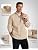 Men's Full Zip Mock Neck Cardigan Sweater with Pattern