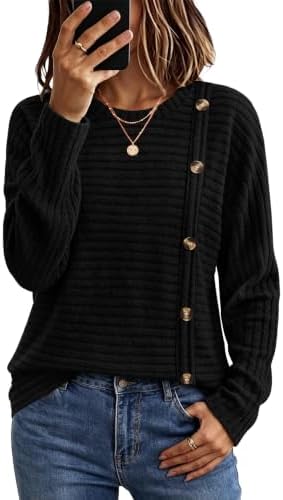 WIHOLL Women's Long Sleeve Tunic Sweater for Fall
