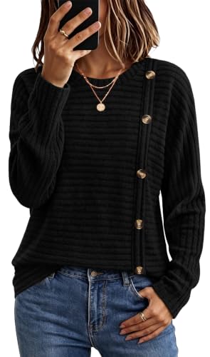 WIHOLL Women's Long Sleeve Tunic Sweater for Fall