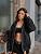 Women's Oversized Faux Leather Jacket for Fall & Winter