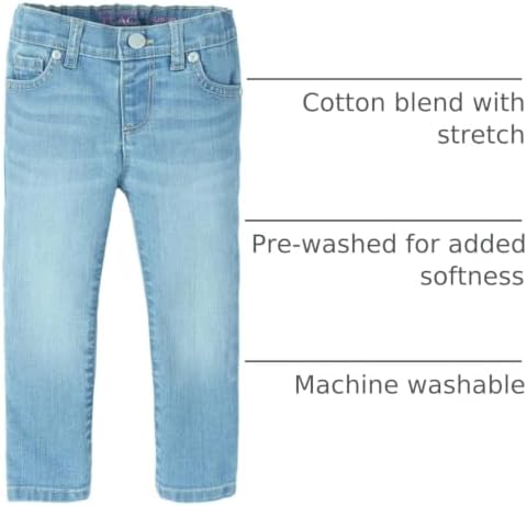 Girls Super Skinny Jeans in Victory Blue Wash, Size 4