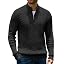 Men’s Quarter Zip Cable Knit Pullover Sweater
