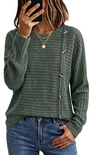 WIHOLL Women's Long Sleeve Tunic Sweater for Fall