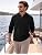 Men's Cable Knit Henley Sweater with Ribbed Stand Collar