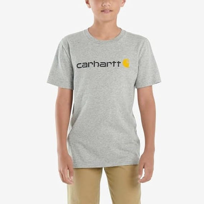 Carhartt Boys' Durable Cotton Logo T-Shirt