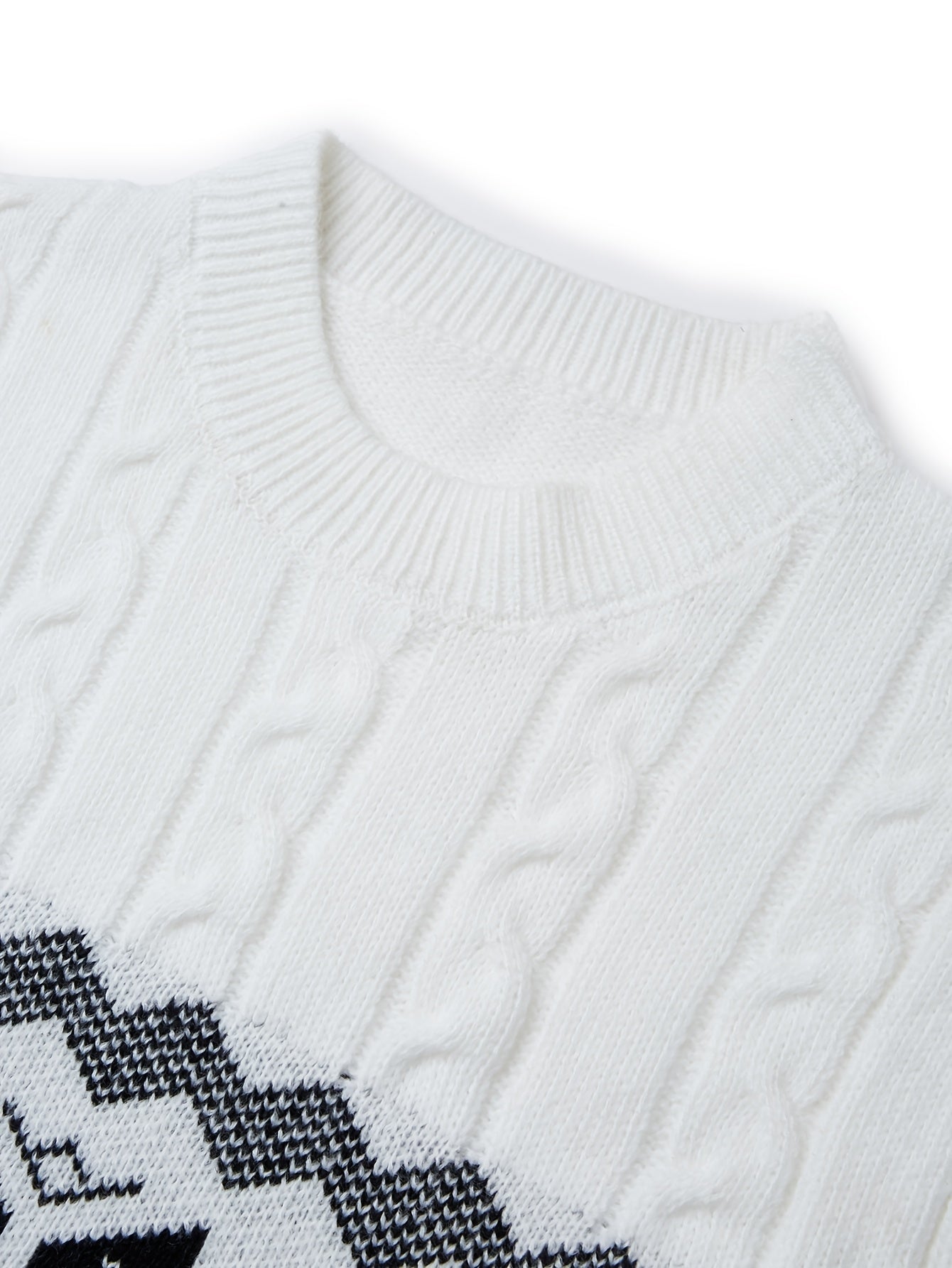 Men's Slim-Fit Cable Knit Sweater - Winter Warm Pullover with Geometric Corduroy Clasp (Adjustable Rope), Round Neck Long Sleeve Casual Sweating for Fall/Winter Layering - Hand Washable Knitwear for Smart-Casual Outfits (Not