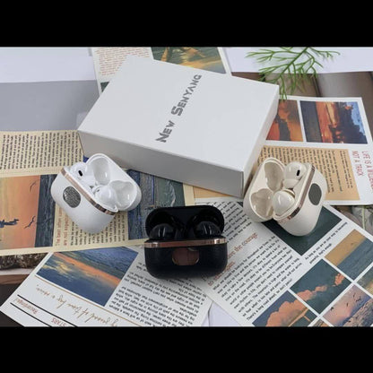2025 New Style True Wireless in-ear sports music headset mini Earbuds TWS HIFI bass Stereo HD calling Stereo Earphones for Android for iPhone Cellphone gaming Earpieces smart couples headphones, New Senyang