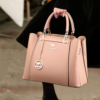 Women’s Lightweight Black Handbag with Detachable Strap