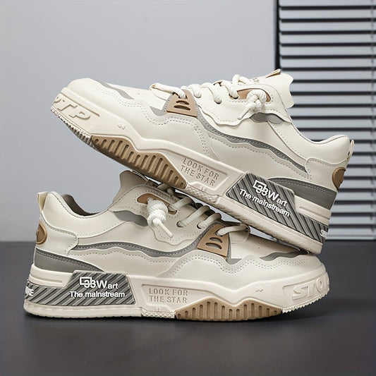Lace-Up Athletic Footwear - Non-Slip, Durable  Versatile Casual Shoes for All Seasons