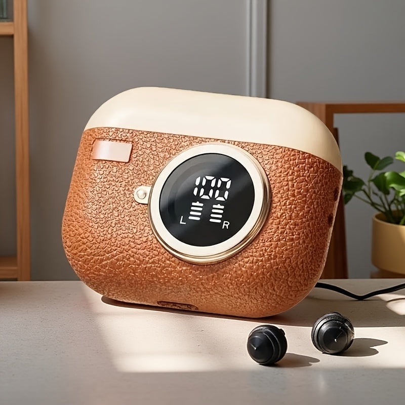 Bluetours Wireless Touch Control Earbuds with Vintage Style