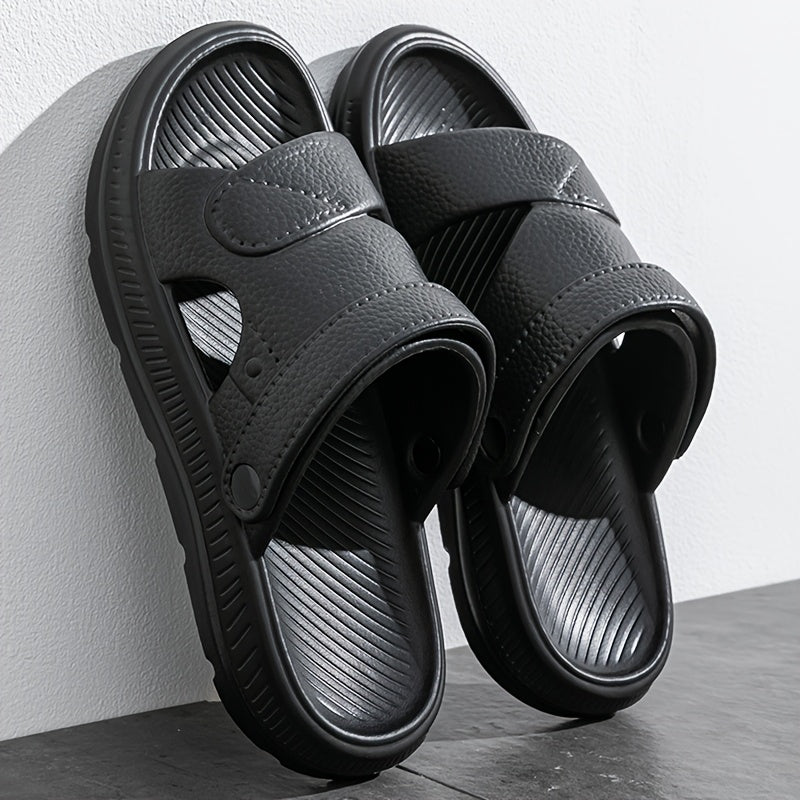 Men's Summer EVA Slip-On Sandals Soft Sole Beach Shoes