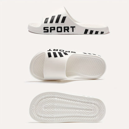 Men'S Stylish Slippers - Non-Slip, Odor-Resistant Summer Beach Sandals | Comfortable EVA Open-Toe Slides, Suitable for Indoor And Outdoor Wear, Summer Sandals - ayq