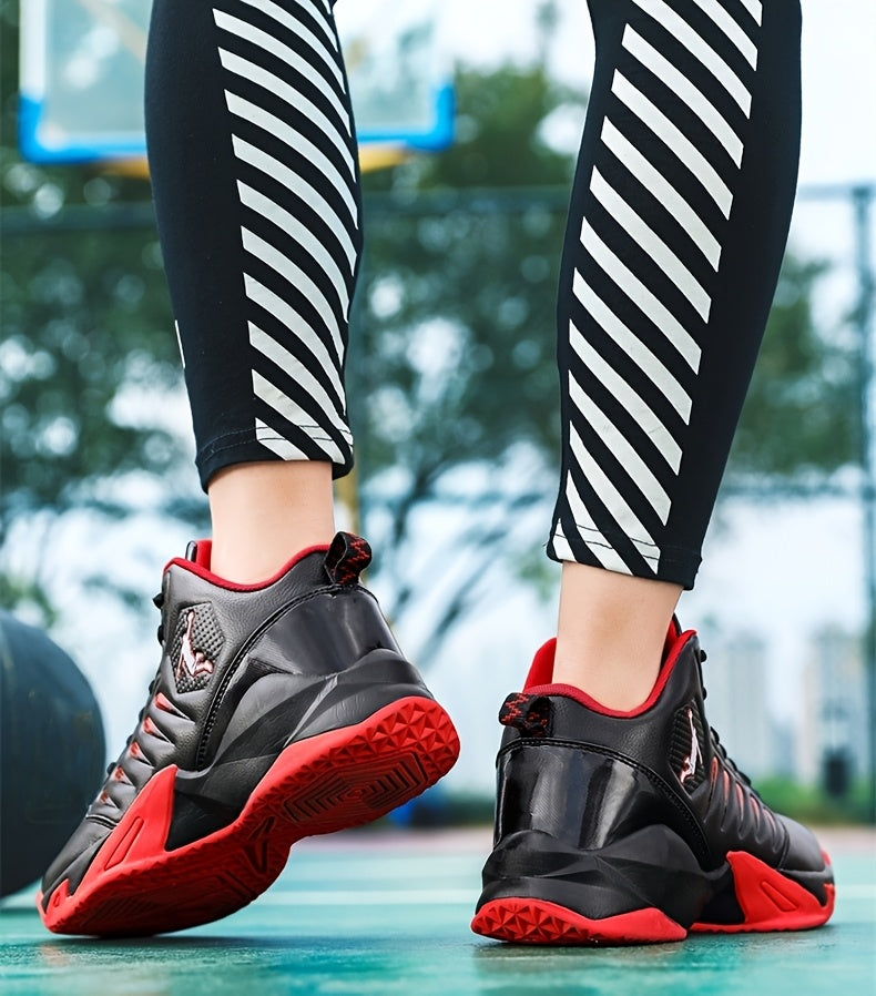 [sneakers] Extra-Large Outdoor Trail Shoes for Men, Featuring Slip Resistance, Shock Absorption, Durability, Trendy Basketball Design, Versatile Sports Footwear, Lightweight Comfort, Casual Style, Soft Sole, And Rebound Train