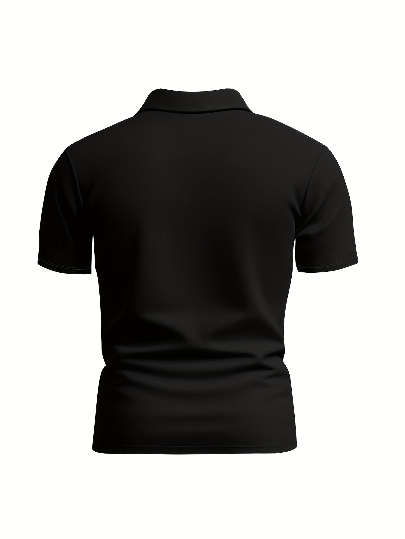Brand New Short-Sleeve Polo with a Half Zipper, Quick-Drying And Breathable, a Stylish Casual Top - ayq