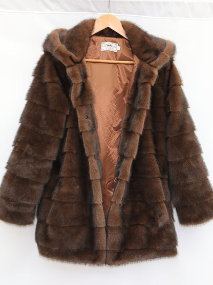 Women'S Elegant Luxury Winter Coat - Long Formal & casual Outerwear, Non-Stretchy Cold Weather Jacket for Parties, Office, Everyday - Elegant Women'S Outerwear, Party Wear, Sophisticated Design, Plush Texture, Stylish Winterw