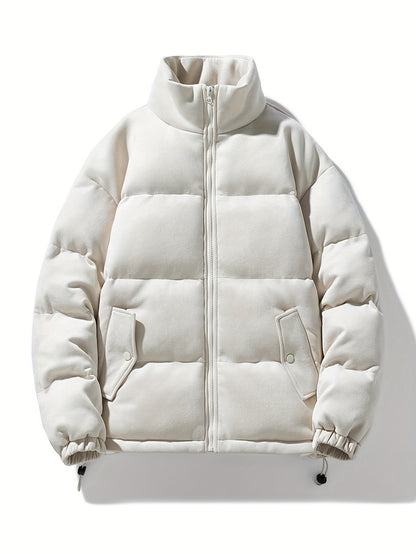 779 Men's Fashion Casual Trendy Thickened Winter Personality Letter Warm Jacket