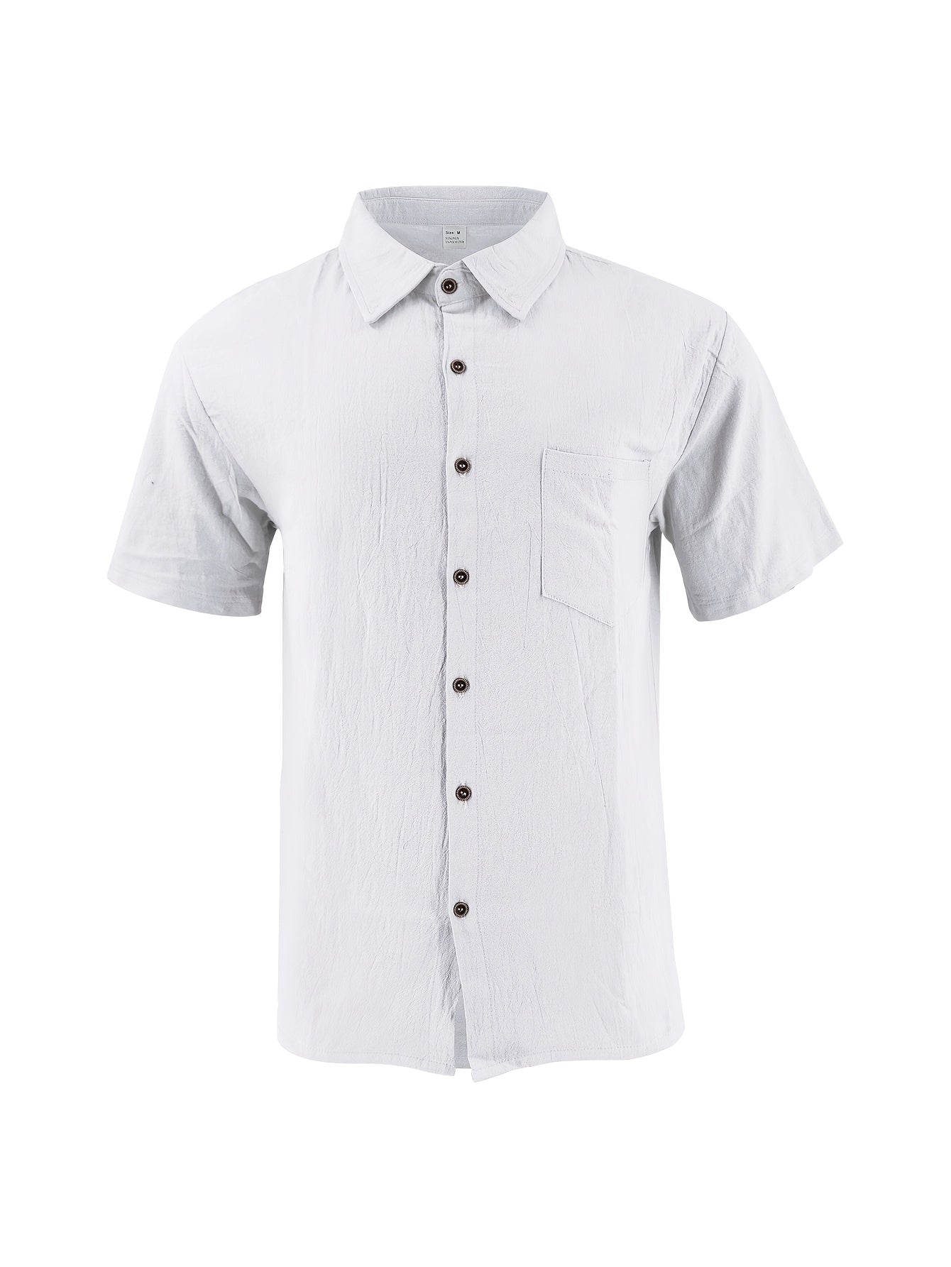 Men's Casual Linen Shirt and Pants Set for Summer Comfort