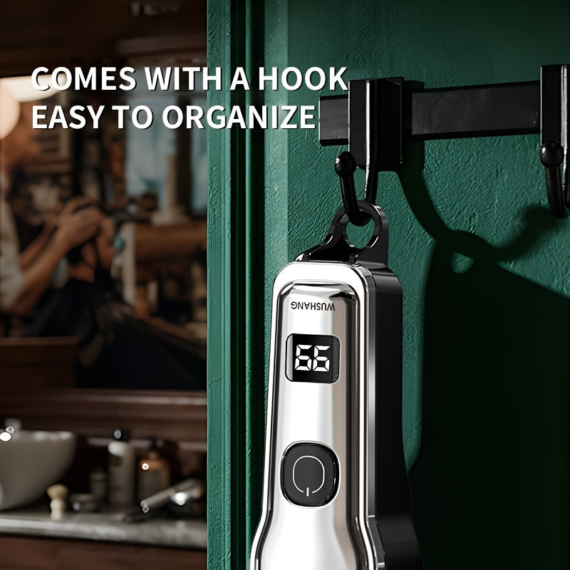 Electric Hair Clipper for Home Use, Electric Razor, Carving Trimmer, Bald Head Tool, Electric Shaver for Adults, Includes Four Combs, USB Rechargeable, Perfect Haircutting Tool