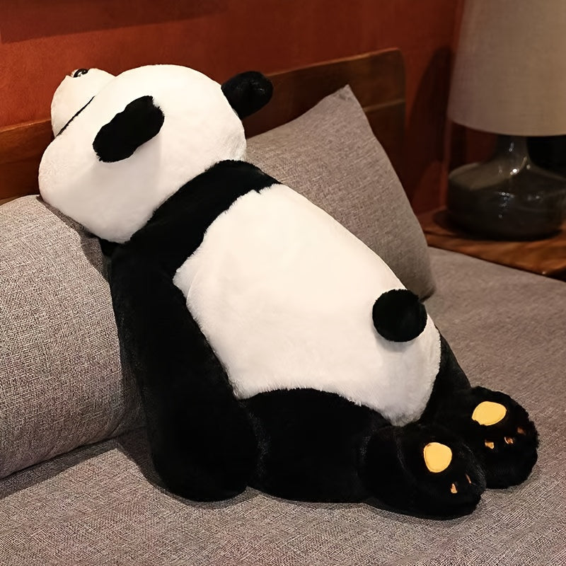 One Adorable Plush Toy Featuring a Enormous Panda in a Lying Position, Perfect As a Pillow Or a Gift