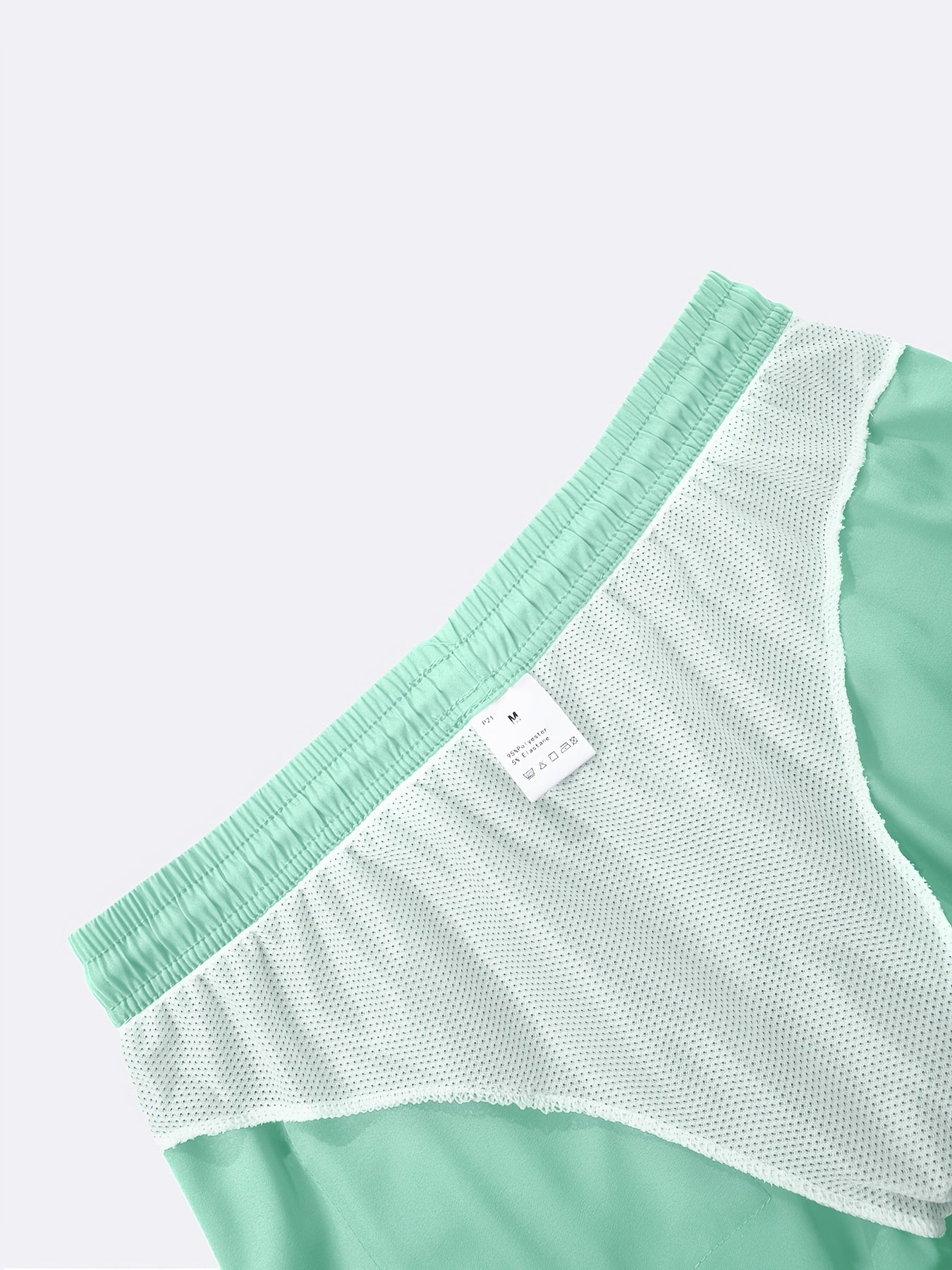 Men's Quick-Dry Flamingo Print Lightweight Beach Shorts