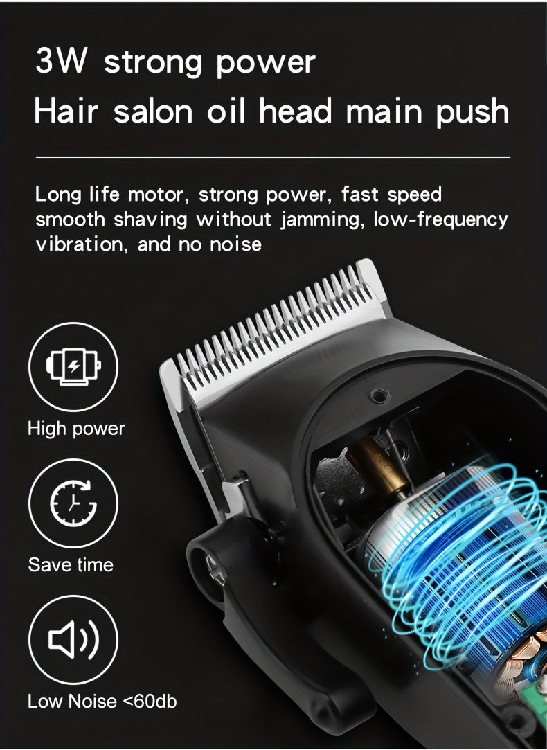 HIENA Professional Hair Clippers for Men and Women with LCD Display, USB Rechargeable, ≤36V Operating Voltage, 18650 Series Lithium Battery, Efficient and Precise Haircutting for Salon and Home Use - ayq
