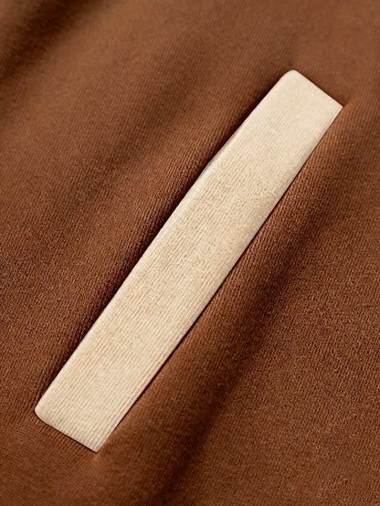 Men'S Baseball Jacket with Letter B Lettering - Navy & Golden Accent Casual Streetwear, Button-Front Closure, Regular Fit Fall/Winter Outerwear, Baseball Jacket