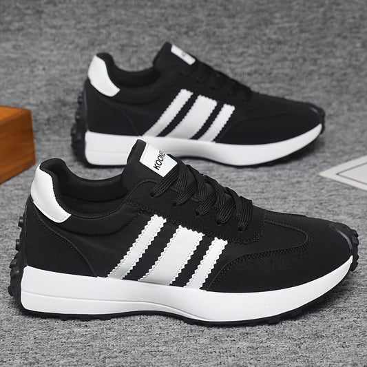 Sneakers, Men's Fitness Training Shoes, Versatile Daily Fashion New Sports Casual Shoes, Height-increasing Design, Vintage Style, Outdoor Daily Casual Wear, Men's Road Running Shoes, Sports Outdoor Shoes - ayq