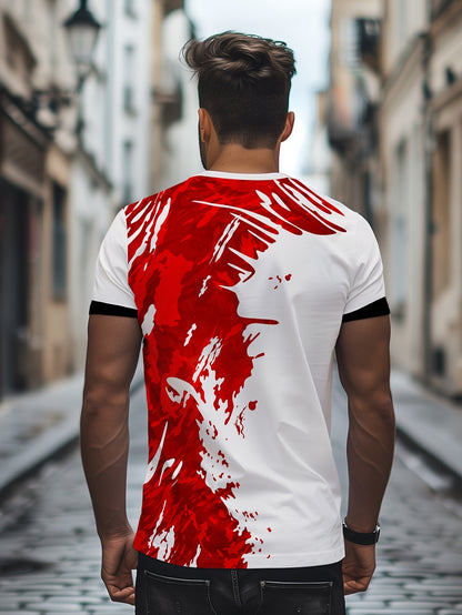 Men's Vintage Portugal Football T-Shirt with Player Print
