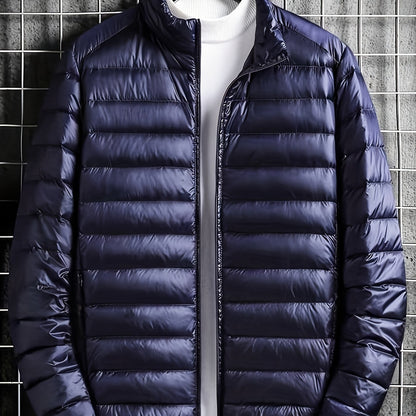 Men's Lightweight Jacket, Fashionable and Warm for Autumn and Winter, Perfect for Casual Outings