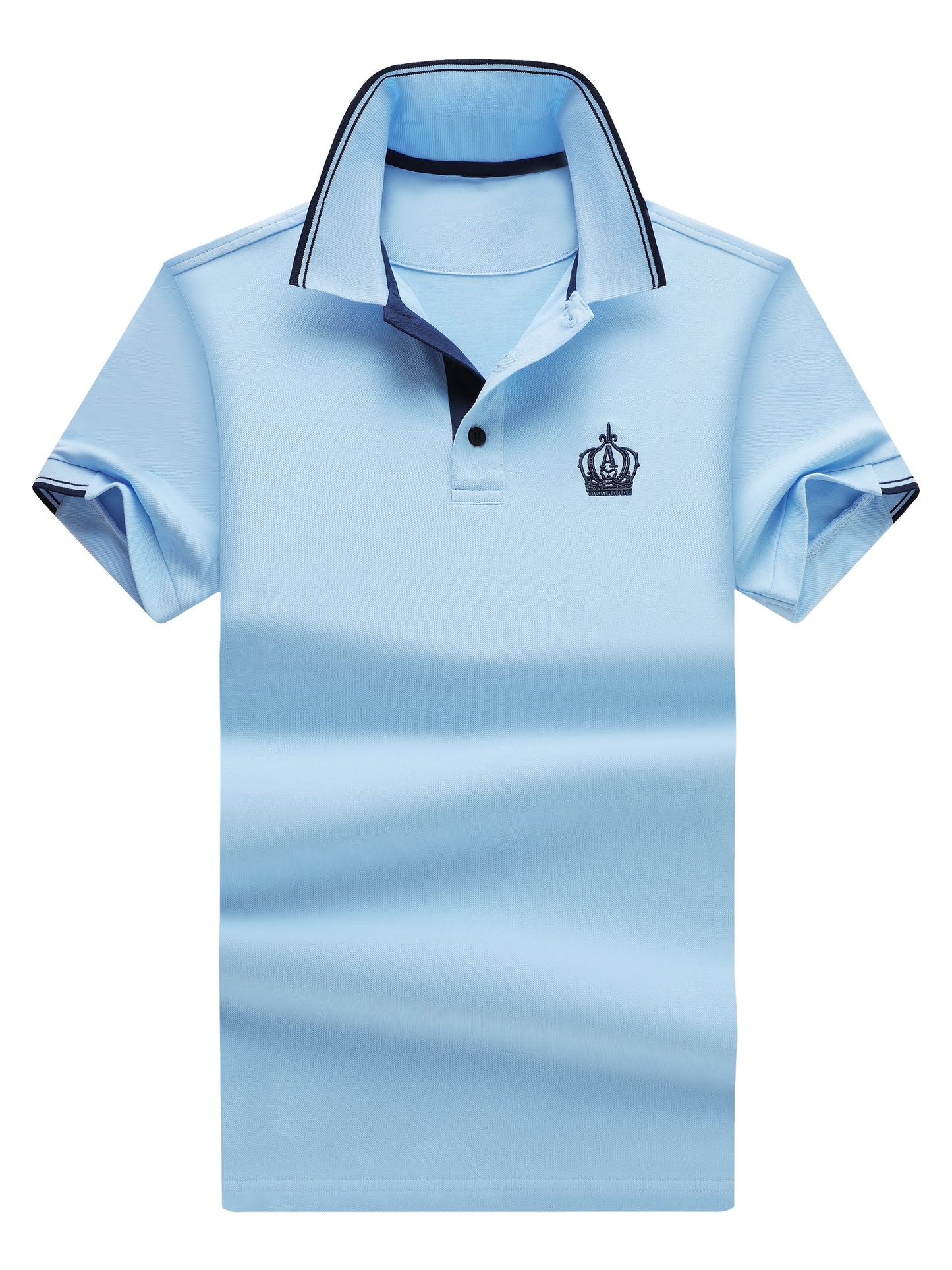 Men'S Short-Sleeve Polo Shirt. Made of 95% And 5% Spandex, This Lightweight Business Casual Collared Shirt Is Breathable And Comfortable - ayq
