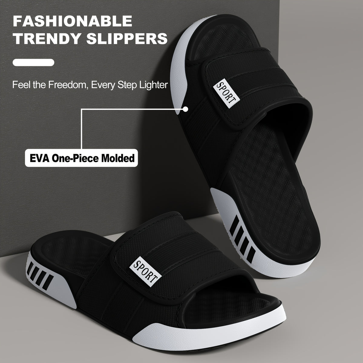 Unisex EVA Casual Slippers Non-Slip Soft Sole All-Season Comfort