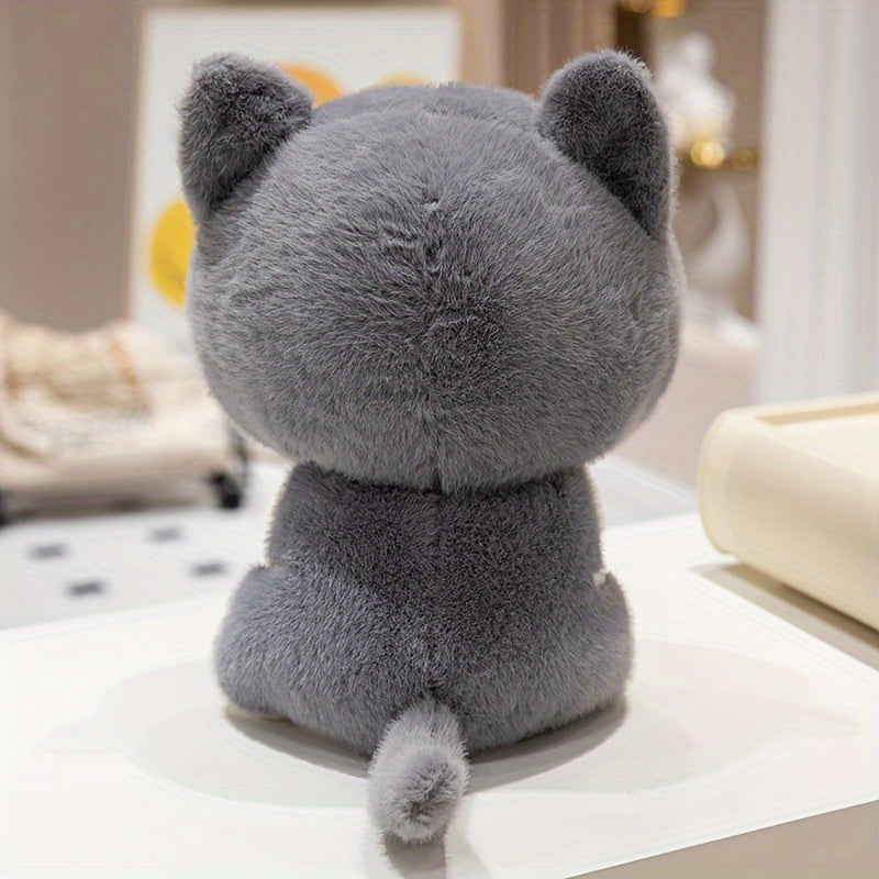 Adorable Simulation Cat Plush Toys Kawaii Cartoon Stuffed Animal Plush Toys Soft Filling Fluffy Cute Home Decor Sofa Decor Room Decor Holiday and Birthday Popular Gift for Friends and Family