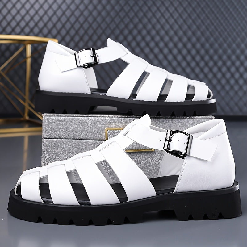 Men's Lightweight Breathable Summer Sandals with Thick Sole