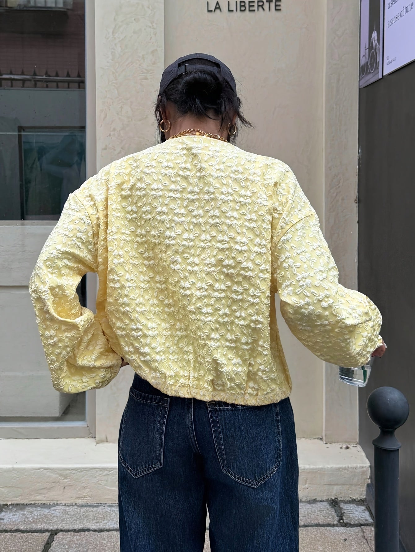 Solid Color Zip-Up Casual Jacket