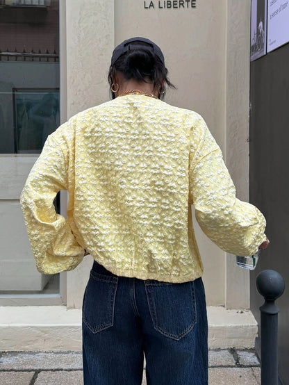 Solid Color Zip-Up Casual Jacket