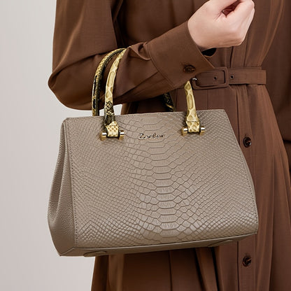 Elegant Genuine Leather Crossbody Bag for Women, Medium Size