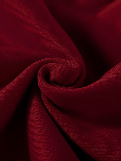 Boys' Fashionable Long-Sleeve Crew Neck Sweatshirt with Christmas Pattern and Letter Print, Casual Street Style for Spring, Autumn, Winter - Polyester