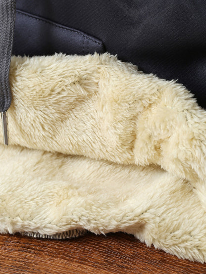 Christmas & Plaid Leopard Print Christmas Tree Pattern Printed Ladies Lined Hoodie, Thick and Warm Polyester Fabric Jacket, Suitable for Casual Composite Warm Clothing for Autumn and Winter Season