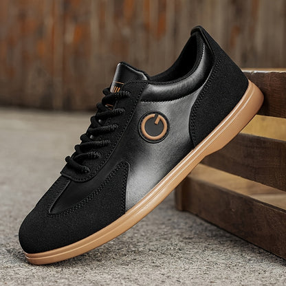LOEIKAN Men'S Low-Top Sports Casual Shoes | Comfortable, Fashionable, Versatile for Outdoor and Street Wear, Faux Upper, PVC Sole, Lace Closure - ayq