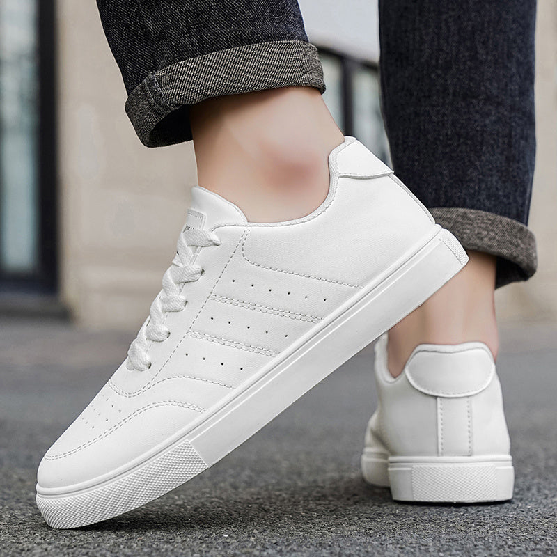 LOEIKAN New Arrival Men's Large Size Designer Casual Shoes Fashion Thick Sole Outdoor Hiking Sneakers Classic Black White Skate Shoes Comfortable Trendy Footwear Perfect Gifts for Men Him Free Shipping - ayq