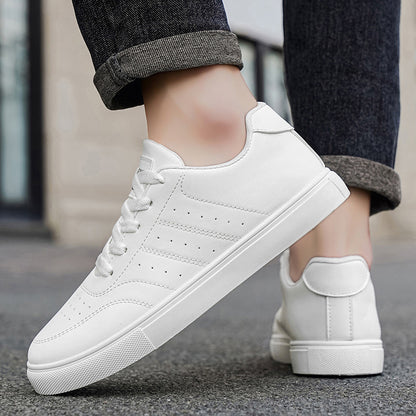 LOEIKAN New Arrival Men's Large Size Designer Casual Shoes Fashion Thick Sole Outdoor Hiking Sneakers Classic Black White Skate Shoes Comfortable Trendy Footwear Perfect Gifts for Men Him Free Shipping - ayq