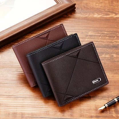 Men's Short Wallet, Multi-card Card Holder, Bifold Wallet Money Clip Coin Purse, Gift For Men