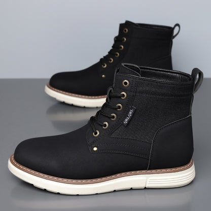 Men's British Style Soft Sole Business Casual Leather Boots