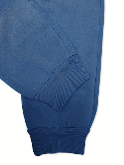 A New Trendy Color-Blocked Hoodie with Raglan Sleeves And Loose-Fitting Cargo Pants Featuring Multiple Pockets, Perfect for Casual Everyday Wear. This Breathable Hoodie And Loose Long Pants Set Comes in a Two-Piece Print Desi