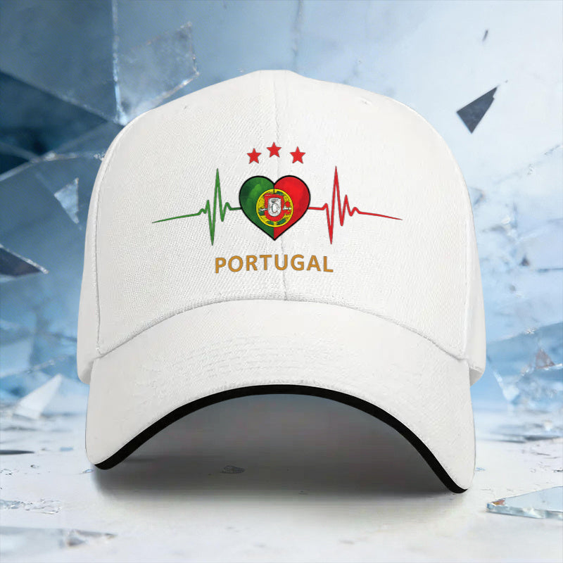 Adjustable Portuguese Flag Baseball Cap Lightweight for Outdoors