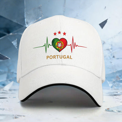 Adjustable Portuguese Flag Baseball Cap Lightweight for Outdoors