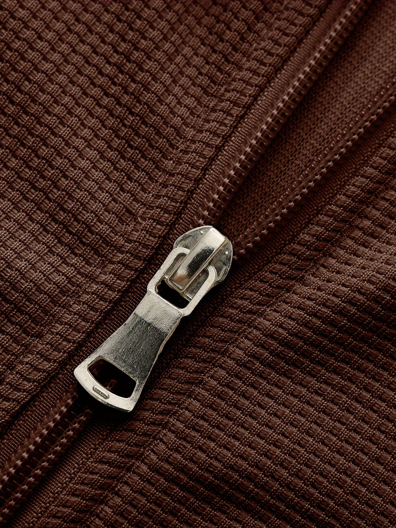 1pc Men'S Casual Polyester Zip-Up Jacket with Lapel Collar, Solid Color, Slight Stretch, Woven Fabric, Regular Fit, No Lining - Spring/Fall Outerwear