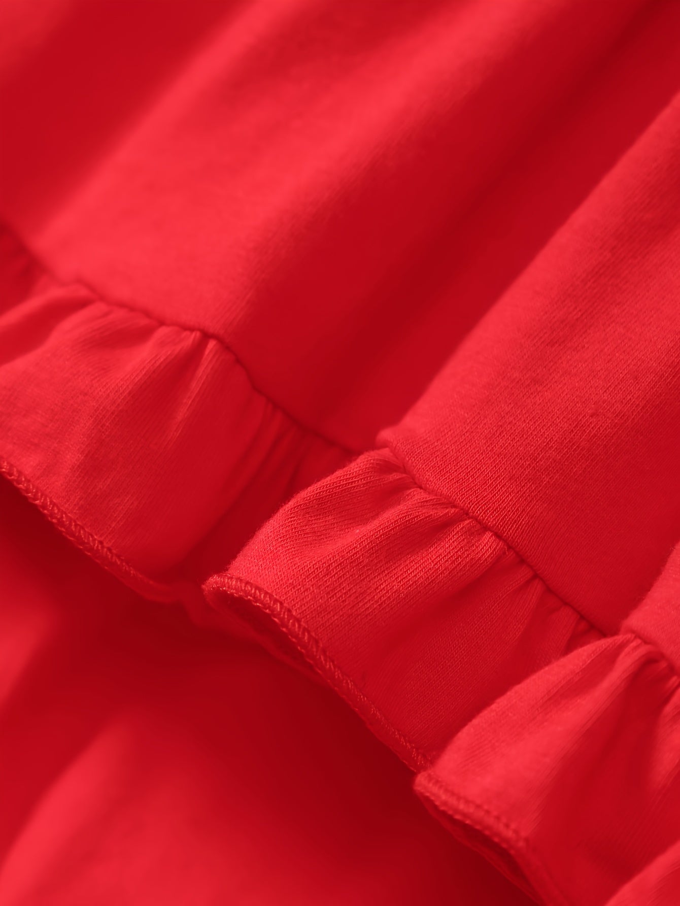 2pcs Elk Embroidered Long Sleeve Dresses + Christmas Hat Gift Box Random Full Print Side Pants Set Cute Party Outfit for Girls, for Outdoor